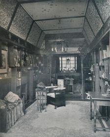 Reading-Room designed by H Novack and executed by J. W. Muller c1899