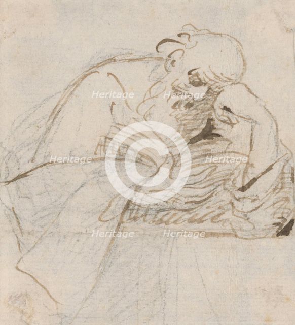 Reading saint, 1601/1700. Creator: Unknown.