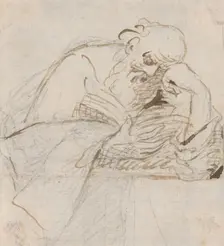 Reading saint, 1601/1700. Creator: Unknown