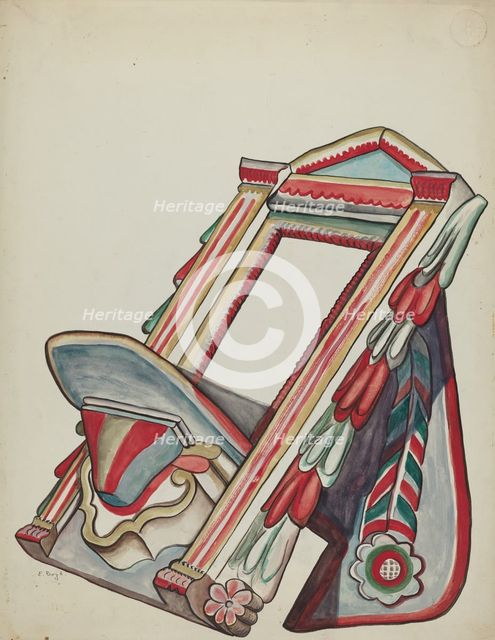 Reading Stand, 1935/1942. Creator: E. Boyd.