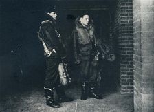 Ready and waiting for the rest of the crew 1941. Artist: Cecil Beaton