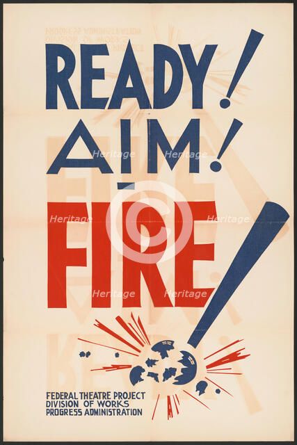 Ready! Aim! Fire!, [193-]. Creator: Unknown.