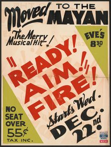 Ready! Aim! Fire!, Los Angeles, [193-]. Creator: Unknown