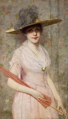 Ready for a Walk, late 1880s. Creator: Edward A Bell