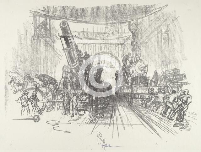 Ready for War, 1916. Creator: Joseph Pennell.