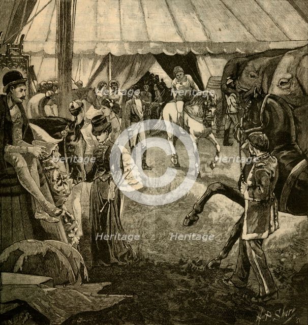 'Ready To Be Called Into The Ring', 1882. Creator: Unknown.