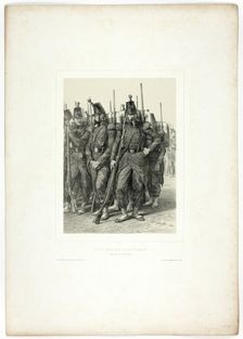 Ready to leave for the Eternal City, from Souvenirs d’Italie: Expédition de Rome, 1850. Creator: Auguste Raffet