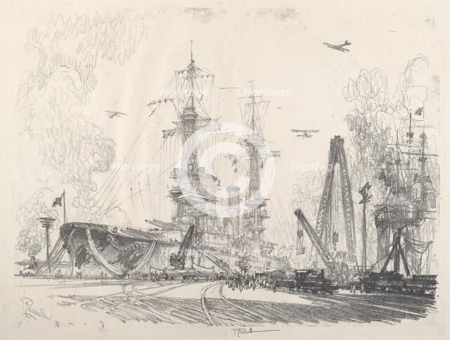 Ready to Start, 1917. Creator: Joseph Pennell.