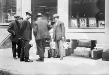 Ready to return for Balkan War, 1912. Creator: Bain News Service