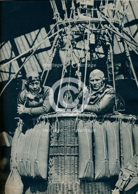 Ready to test instruments for use in the attempt on the word's height record in 1935 (c1937). Artist: Unknown.