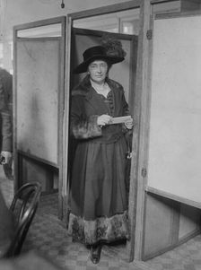 Ready to vote, 1918. Creator: Bain News Service