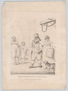 Real Inhabitants of This Earth, January 10th, 1796. Creator: George Shepheard