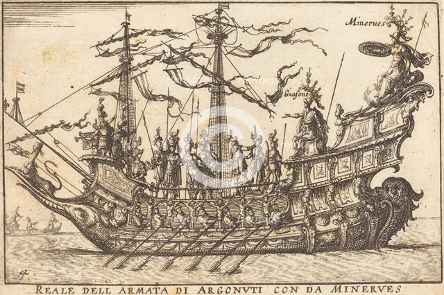 Reale dell'Armata di Argonuti con da Minerves. Creator: Balthasar Moncornet.