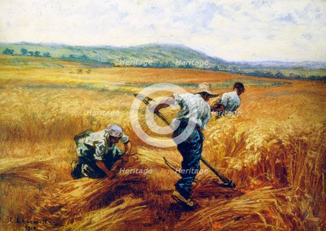 'Reapers', 1910.  Artist: Leon-Augustin Lhermitte