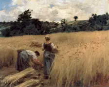 Reapers 19th or early 20th century. Artist: Leon-Augustin Lhermitte