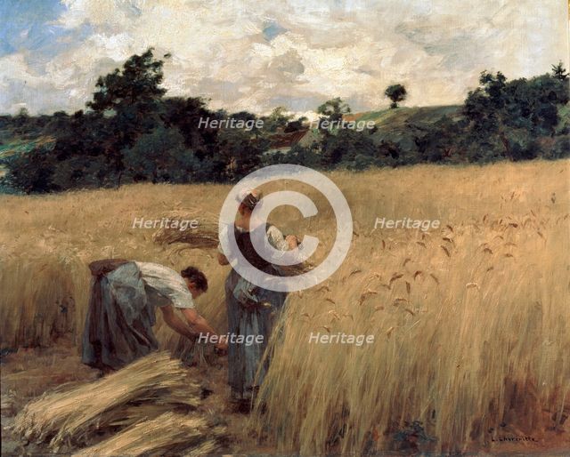 'Reapers', 19th or early 20th century. Artist: Leon-Augustin Lhermitte