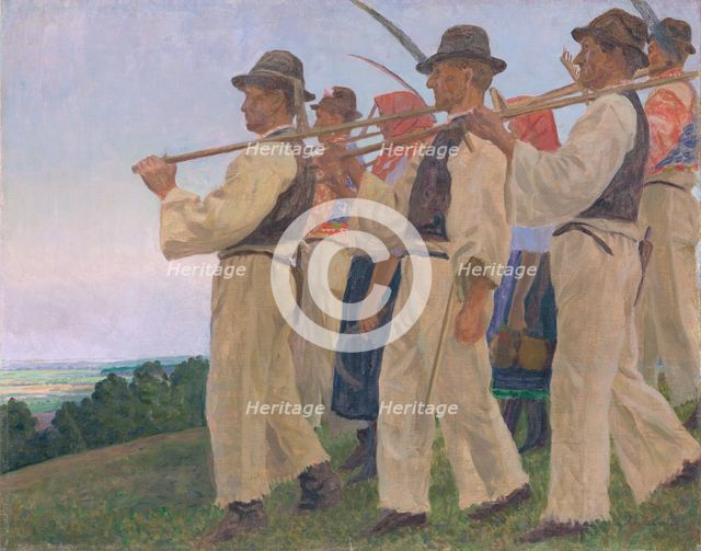 Reapers, c1910. Creator: Ivan Zabota.