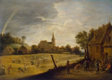 Reaping, 1644. Creator: David Teniers II