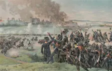 Reappearance of Napoleon on the Field Before Ratisbon 1809, (1896)