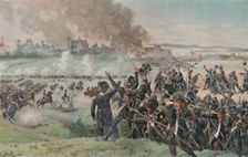 Reappearance of Napoleon on the Field Before Ratisbon 1809, (1896)
