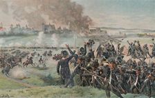 Reappearance of Napoleon on the Field Before Ratisbon 1809, (1896)