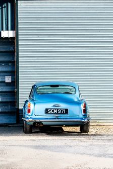 Rear view of a 1961 Aston Martin DB4 GT SWB lightweight. Creator: Unknown