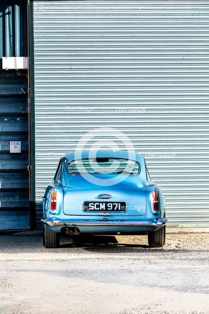Rear view of a 1961 Aston Martin DB4 GT SWB lightweight. Creator: Unknown.