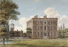 Rear view of Silver Hall, Twickenham Road, Isleworth, Middlesex, 1801. Artist: Anon