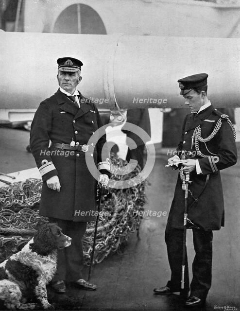 Rear-Admiral Arthur Alington and his Flag Lieutenant, William George Elmhirst Ruck-Keene, 1896.Artist: Gregory & Co