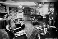 Rear-Admiral Arthur Alington's cabin on board his flagship, HMS Magnificent 1896.Artist: W Gregory