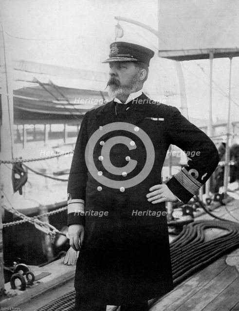 Rear-Admiral Henry Bury Palliser, commander of the British Pacific fleet, 1896.Artist: A Debenham