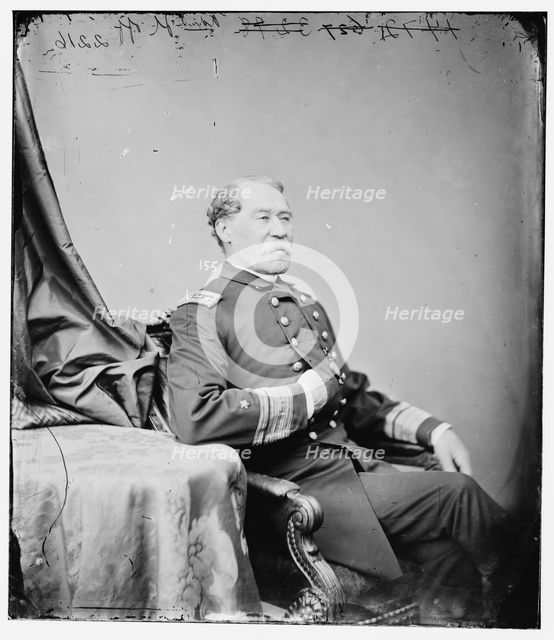 Rear Admiral Henry Kuhn Hoff, US Navy, between 1860 and 1875. Creator: Unknown.