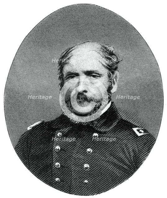 Rear Admiral John Ancrum Winslow, United States Navy, 1862-1867.Artist: J Rogers