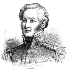 Rear-Admiral Plumridge (Baltic Fleet) - from a family painting, 1854. Creator: Unknown