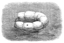Rear-Admiral Ryder's floating hammocks for saving life at sea, 1871. Creator: Unknown