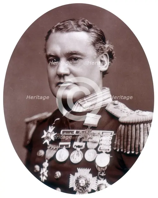 Rear-Admiral Sir William Nathan Wright Hewett, 1882. Creator: Lock & Whitfield.