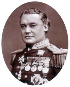 Rear-Admiral Sir William Nathan Wright Hewett, 1882. Creator: Lock & Whitfield