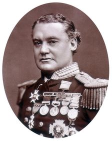 Rear-Admiral Sir William Nathan Wright Hewett, 1882. Creator: Lock & Whitfield