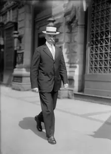 Rear Admiral William Shepherd Benson, US Navy Chief of Naval Operations, 1914. Creator: Harris & Ewing