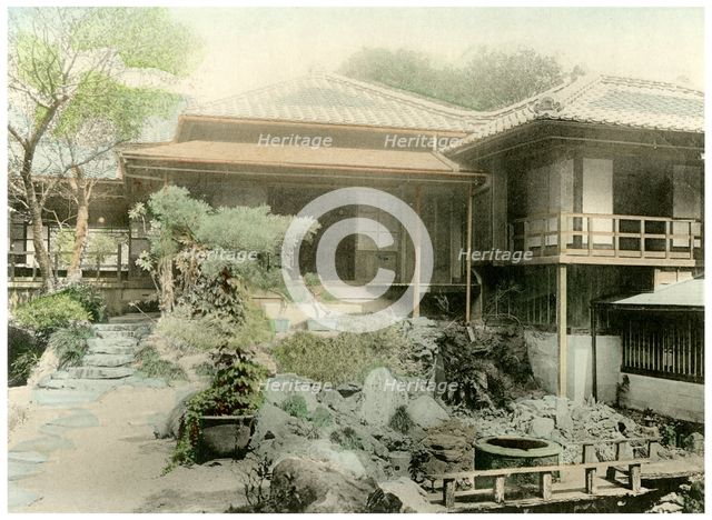 Rear corner of a Japanese house, 1904. Artist: Unknown