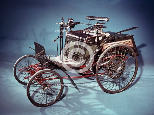 Rear-engined Benz Velo car, German, 1894. Creator: Unknown.