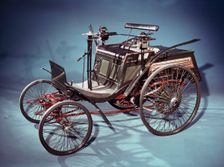Rear-engined Benz Velo car, German, 1894. Creator: Unknown
