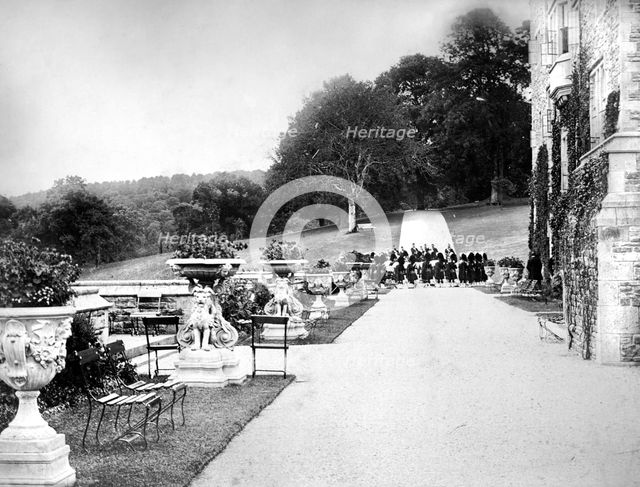 Rear Garden, Flete, c1882. Artist: Unknown
