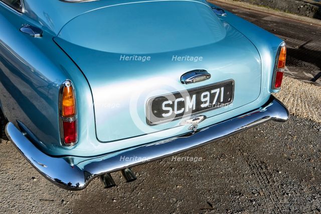 Rear of a 1961 Aston Martin DB4 GT SWB lightweight. Creator: Unknown.