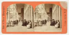 Rear Piazza, Grand Union Hotel, Saratoga, N.Y., 1875/99. Creator: Baker & Record