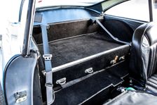 Rear seat of a 1961 Aston Martin DB4 GT SWB lightweight. Creator: Unknown