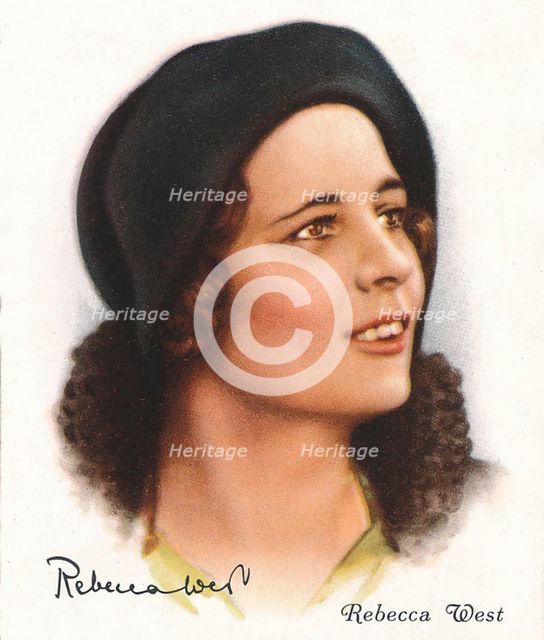 Rebbecca West, 1937. Creator: Cicely Isabel Fairfield.