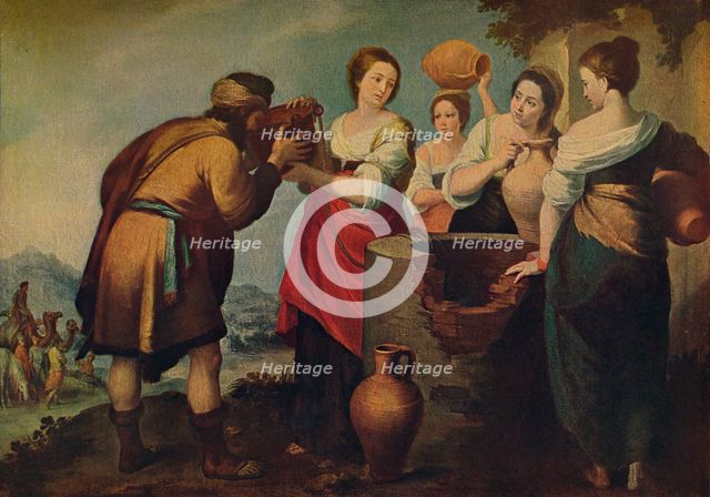 'Rebeca Y Eliecer', (Rebecca and Eliezer ), 1652, (c1934). Artist: Bartolomé Esteban Murillo.