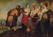 Rebeca Y Eliecer (Rebecca and Eliezer ), 1652, (c1934). Artist: Bartolomé Esteban Murillo