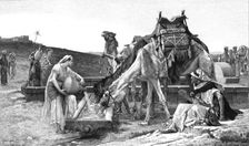 Rebecca and Eliezer after Alexandre Cabanel c1880-83. Creator: Achille Jacquet